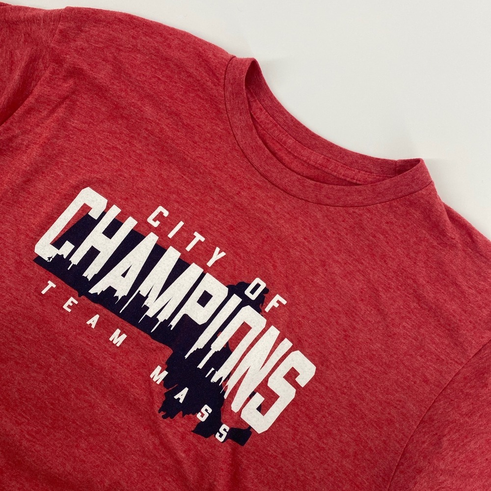 Rudis T Shirt Team Mass Wrestling Mens Large Red Heathered Sports Activewear